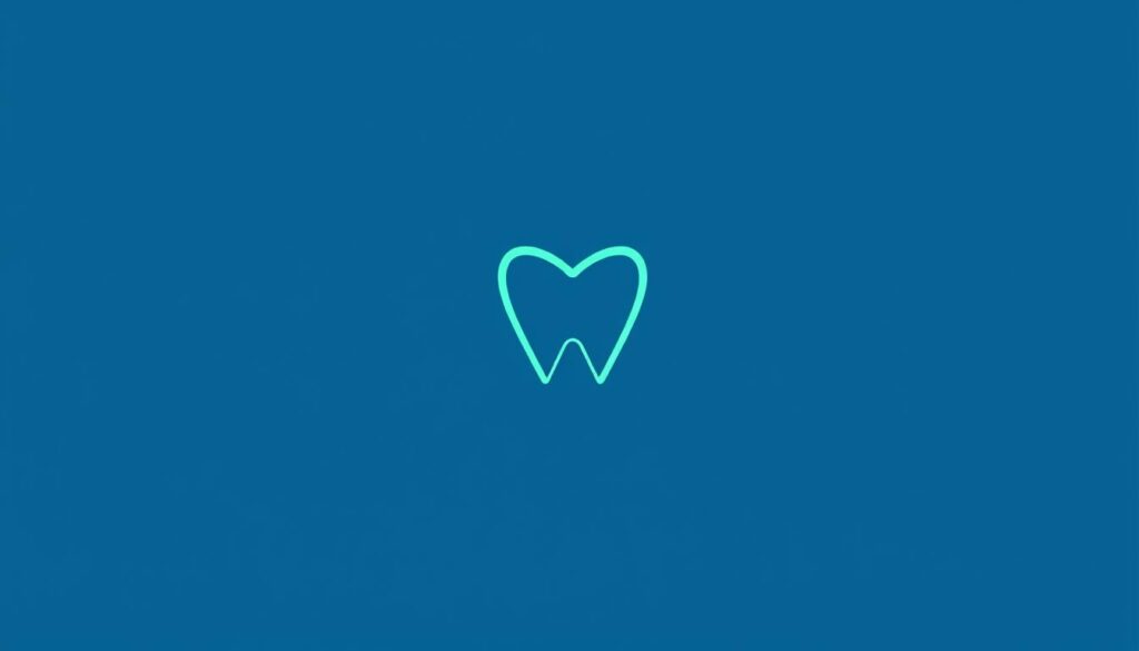 A sleek, modern dental clinic logo design with a strong visual identity. The logo features a minimalist, geometric shape, such as a circle or square, in a cool, calming color palette of blues, grays, or greens. The shape could be composed of clean, straight lines or have subtle curves for a soft, approachable aesthetic. The logo exudes professionalism, expertise, and attention to detail, reflecting the high-quality services of the dental clinic. Balanced composition, with the shape as the focal point and any additional text or icons subtly integrated. Crisp, well-defined lines and shapes achieved through a high-contrast, digital illustration style. The overall impression is of a sophisticated, trustworthy dental healthcare brand.