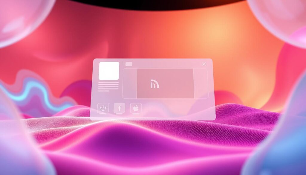 An immersive digital landscape showcasing the interplay between social media and visual content. A modern, minimalist interface featuring elegant icons and intuitive navigation, set against a backdrop of vibrant, abstract patterns and fluid shapes. Soft, diffused lighting casts a warm, inviting glow, creating a sense of depth and visual harmony. The composition strikes a balance between clean, functional design and expressive, eye-catching visuals, capturing the essence of how social platforms facilitate the sharing and consumption of captivating visual content.