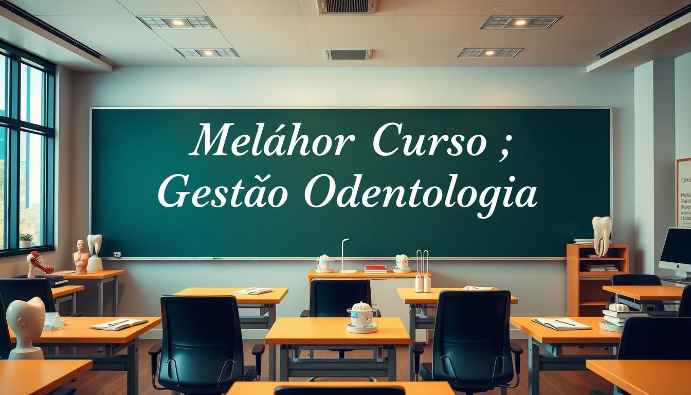 melhor curso gestão odontologia