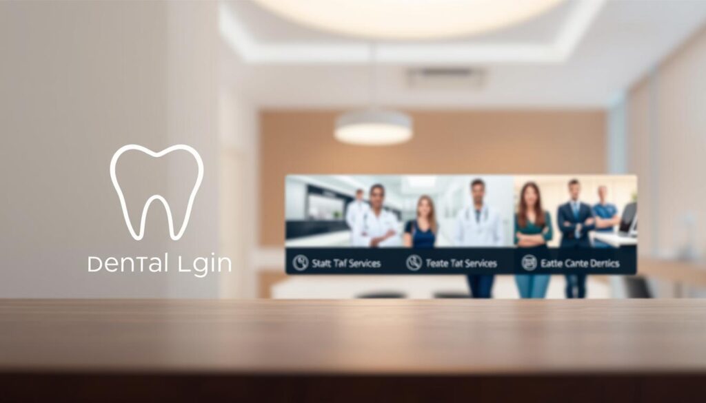 A sleek and modern digital advertising campaign for dental clinics. A bold, minimalist logo in the foreground, accompanied by elegant icons representing various dental services. In the middle ground, a series of stylized, high-resolution photographs showcasing the clinic's state-of-the-art facilities and friendly, professional staff. The background features a soft, blurred gradient, creating a sense of depth and focus on the brand elements. Subtle, warm lighting illuminates the scene, conveying a welcoming and trustworthy atmosphere. The overall composition is clean, visually striking, and designed to capture the attention of potential patients scrolling through their social media feeds or browsing dental clinic websites.
