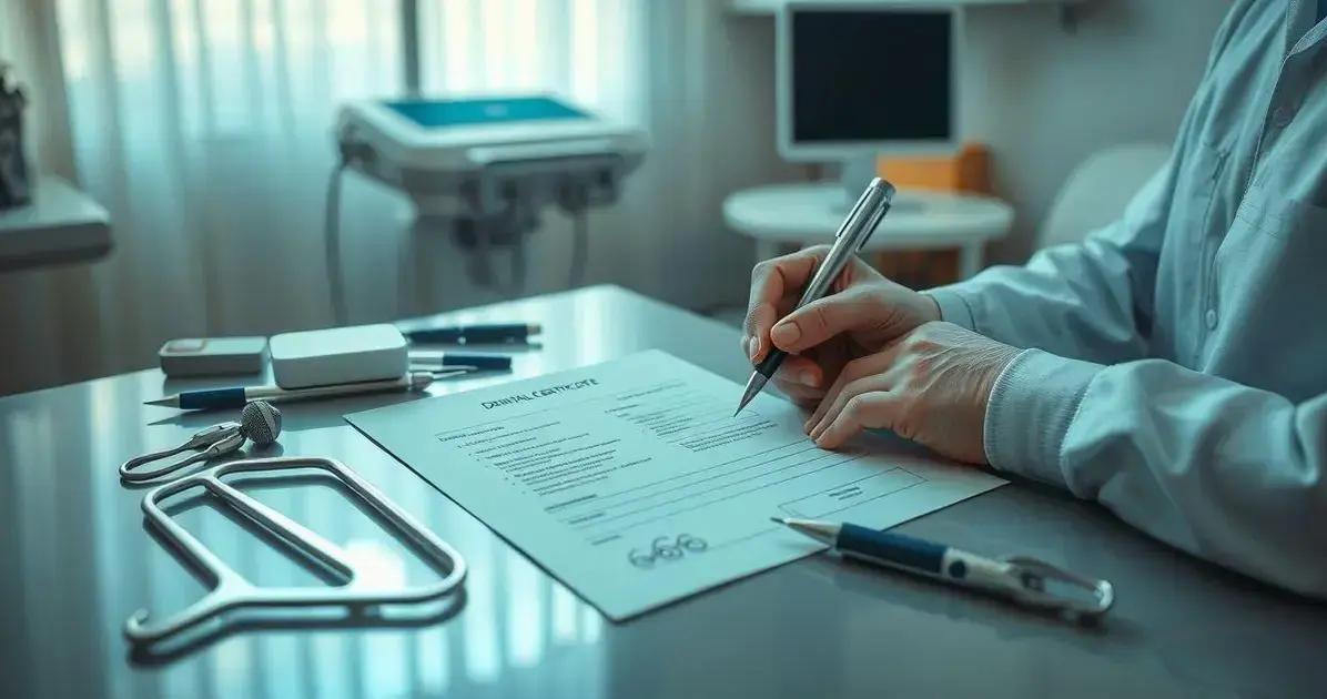 Como preencher corretamente um atestado odontológico?