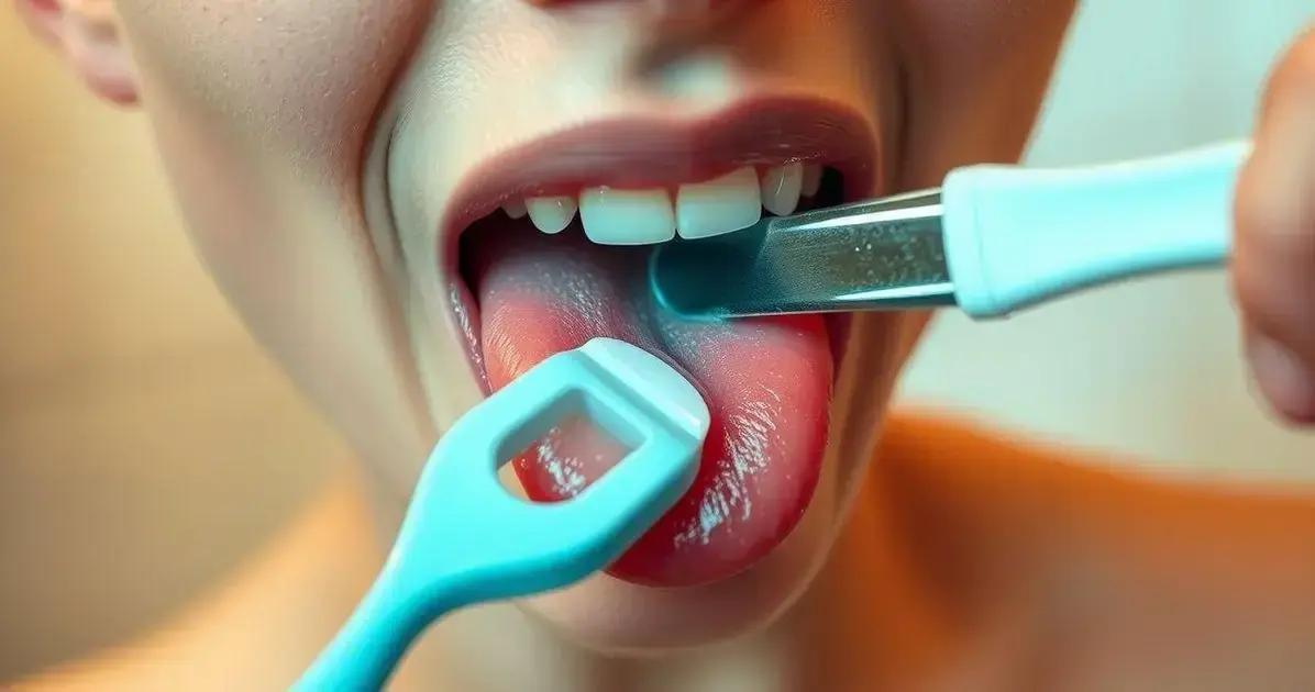 Como usar um raspador de língua corretamente?