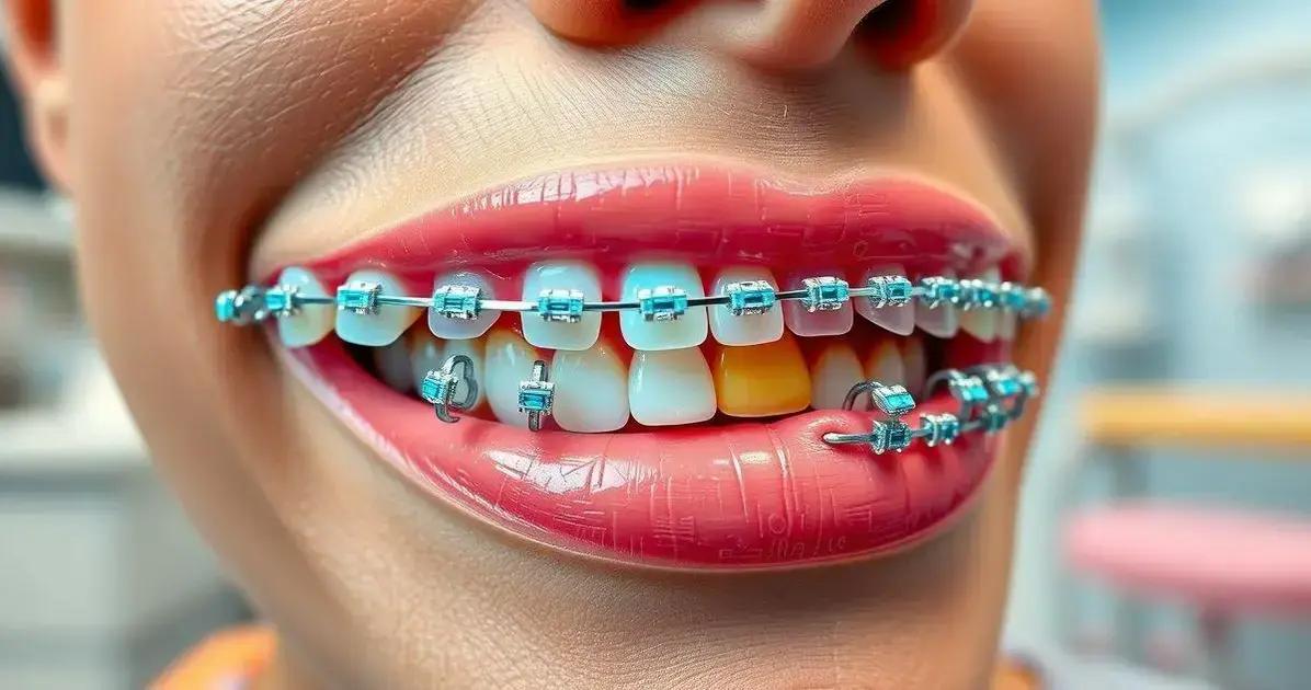 Cores de aparelho dental disponíveis