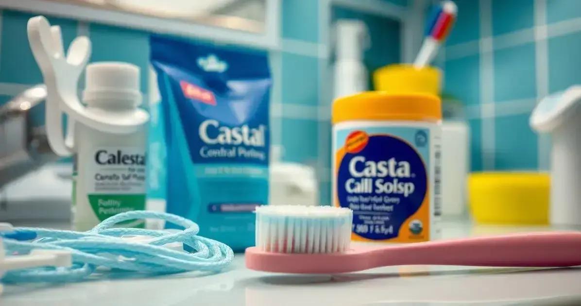 Materiais auxiliares para a saúde oral