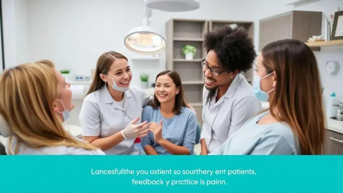 Casos de sucesso com feedback na odontologia