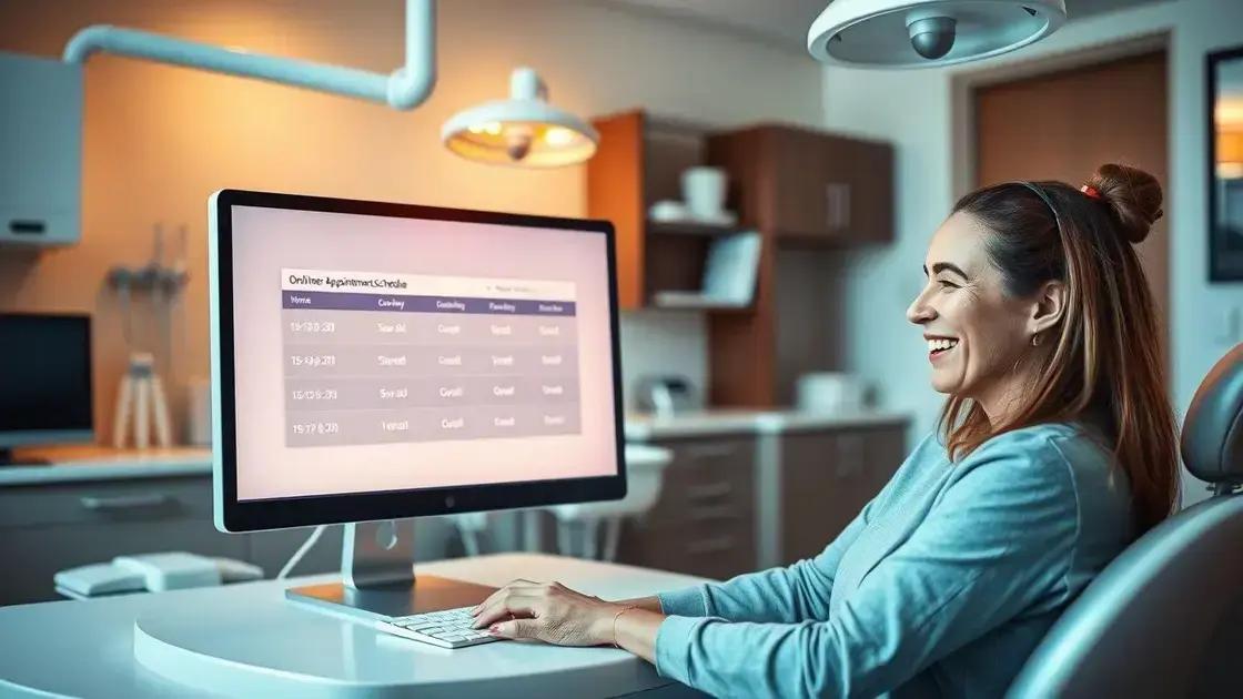 Benefícios do agendamento online