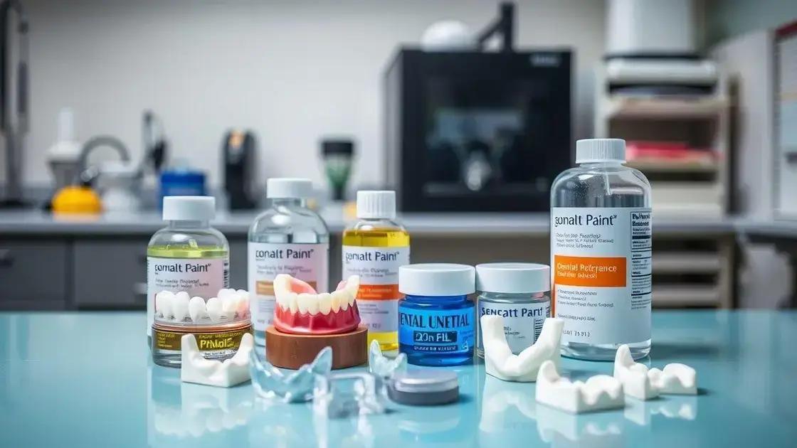 Materiais utilizados na Impressão 3D dental