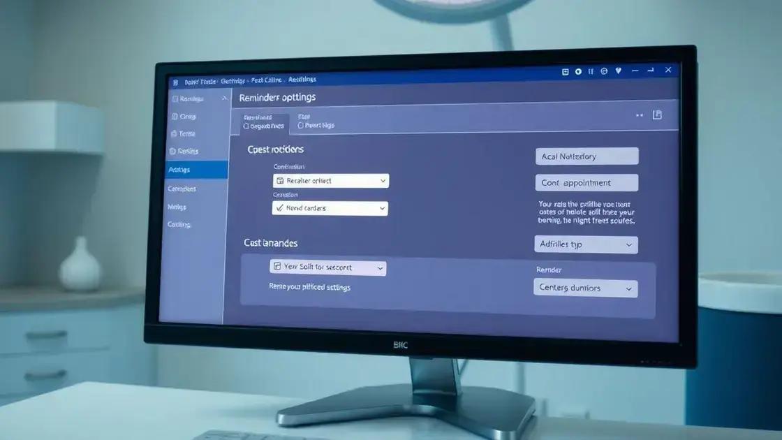Como Configurar Lembretes de Consultas