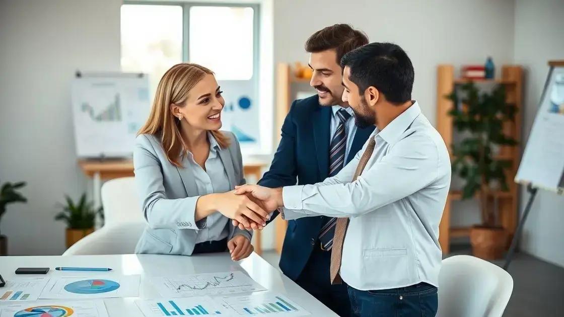 Invista em parcerias estratégicas
