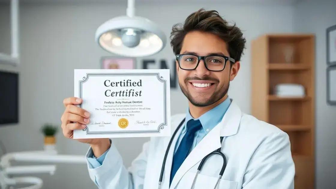 Certificações reconhecidas