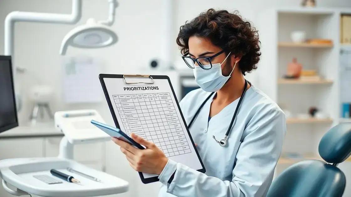 Técnicas de Priorização para Dentistas