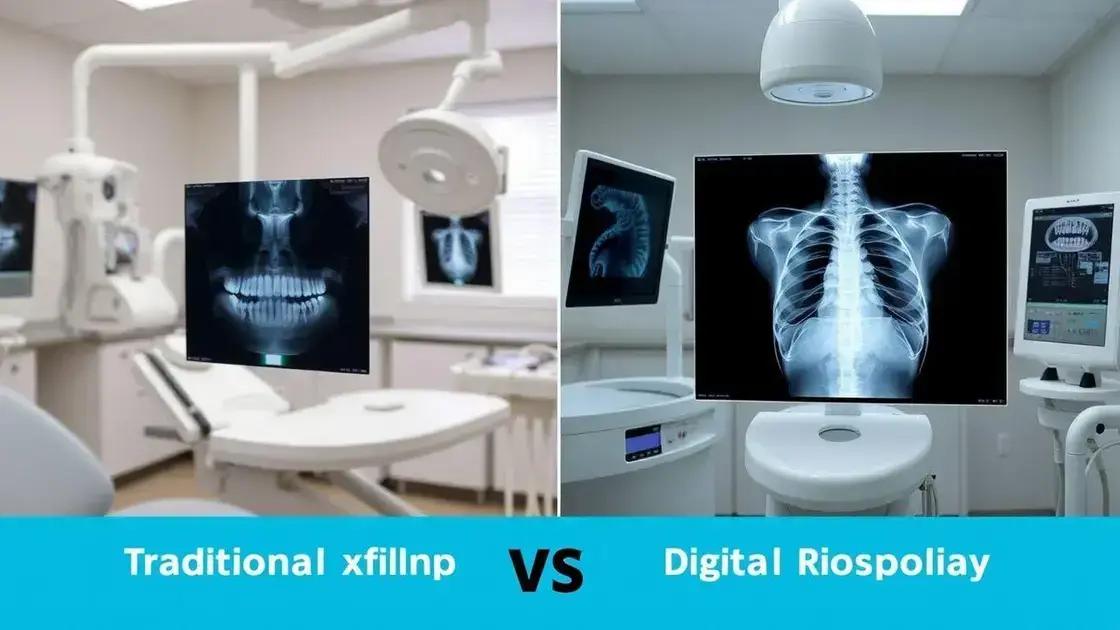 Diferenças entre radiologia digital e tradicional